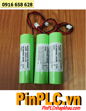Lisen LR18650SZ-J058 (Loại đã gắn Zắc cắm); Pin sạc 18650 lithium 3.7v Lisen LR18650SZ-J058